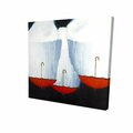 Fondo 16 x 16 in. Upside Down Umbrellas-Print on Canvas FO2792121